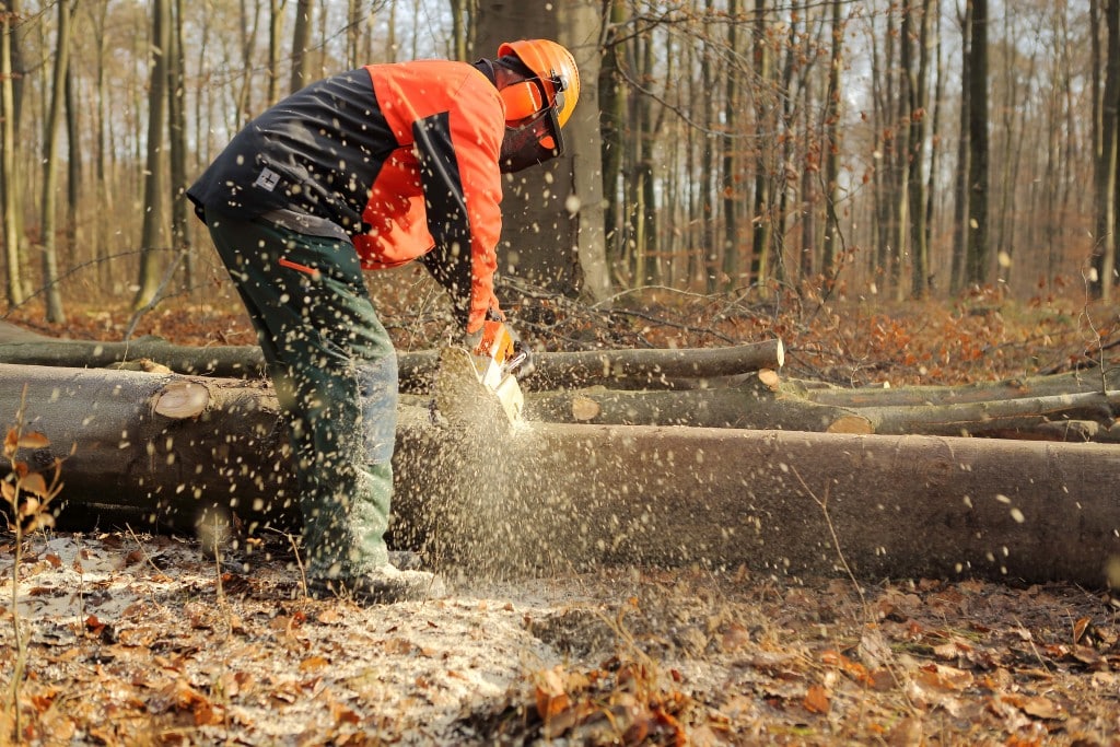 Couper du bois de chauffage comment s